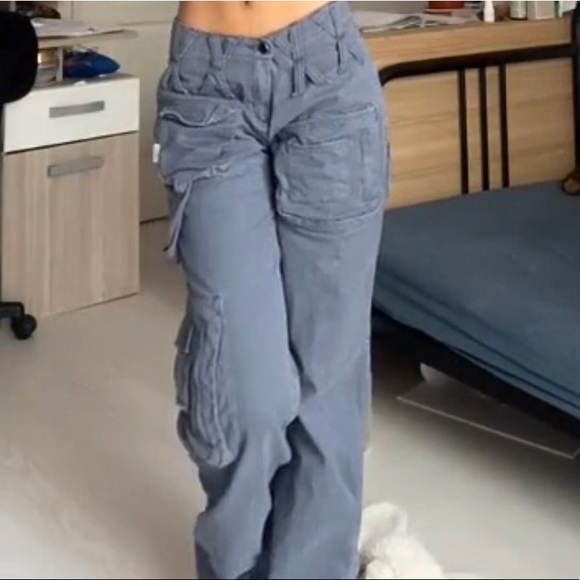 IDPDT Pants & Jumpsuits Idpdt Low Waisted Cargo Pants Poshmark